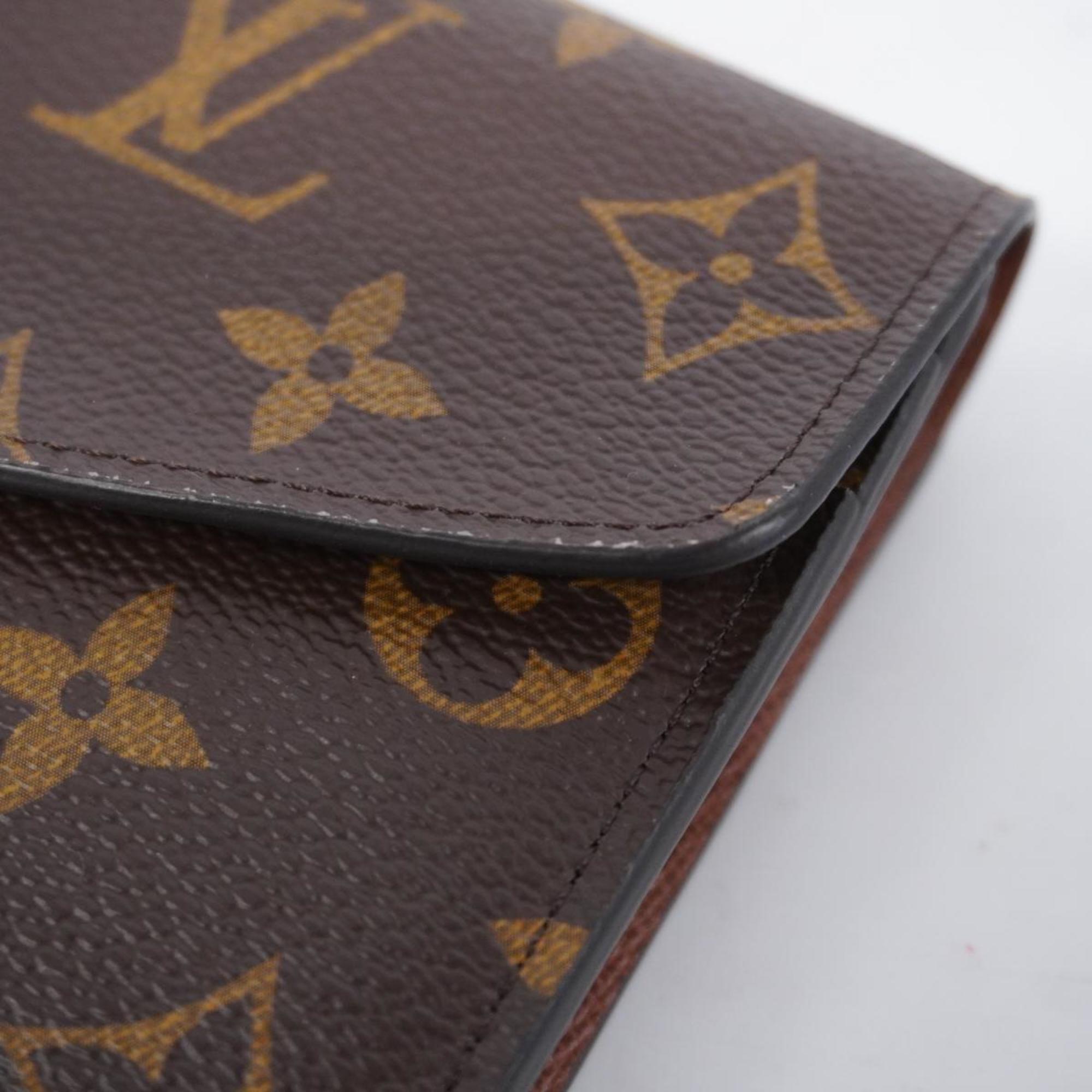 Louis Vuitton Long Wallet Monogram Portefeuille Sarah M60531 Brown Men's Women's