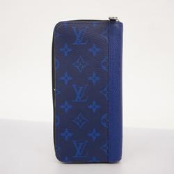Louis Vuitton Long Wallet Taigarama Zippy Vertical M30447 Cobalt Men's