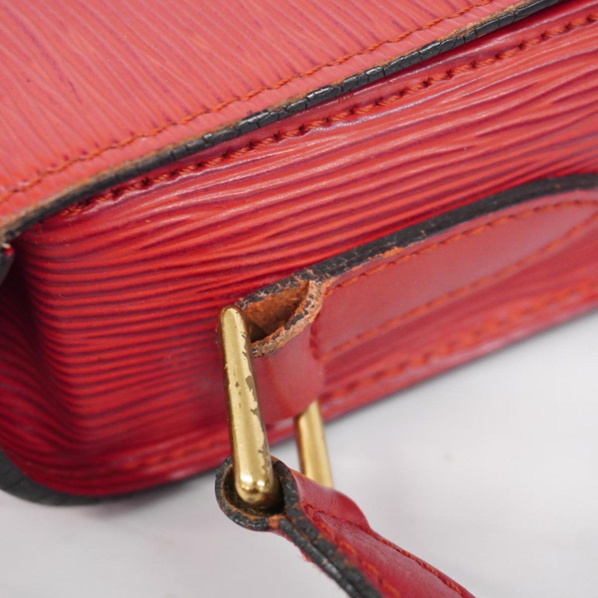 Louis Vuitton Shoulder Bag Epi Saint-Clair M52197 Castilian Red Women's