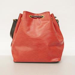 Louis Vuitton Shoulder Bag Epi Bicolor Petit Noe M44172 Castilian Red Noir Ladies