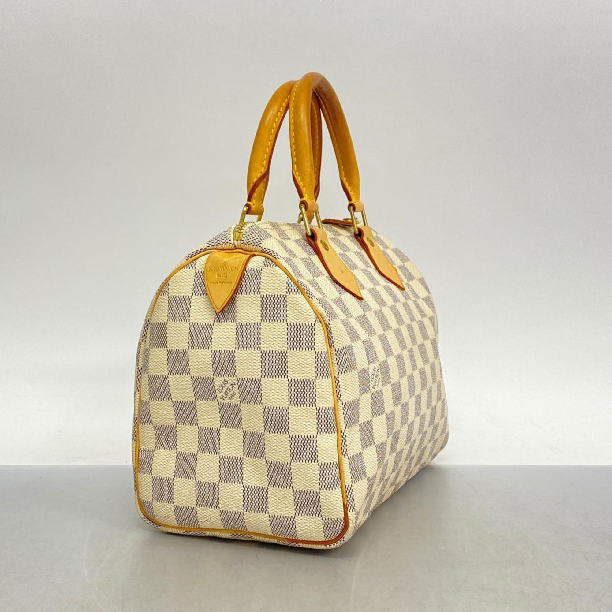 Louis Vuitton Handbag Damier Azur Speedy 25 N41371 White Ladies