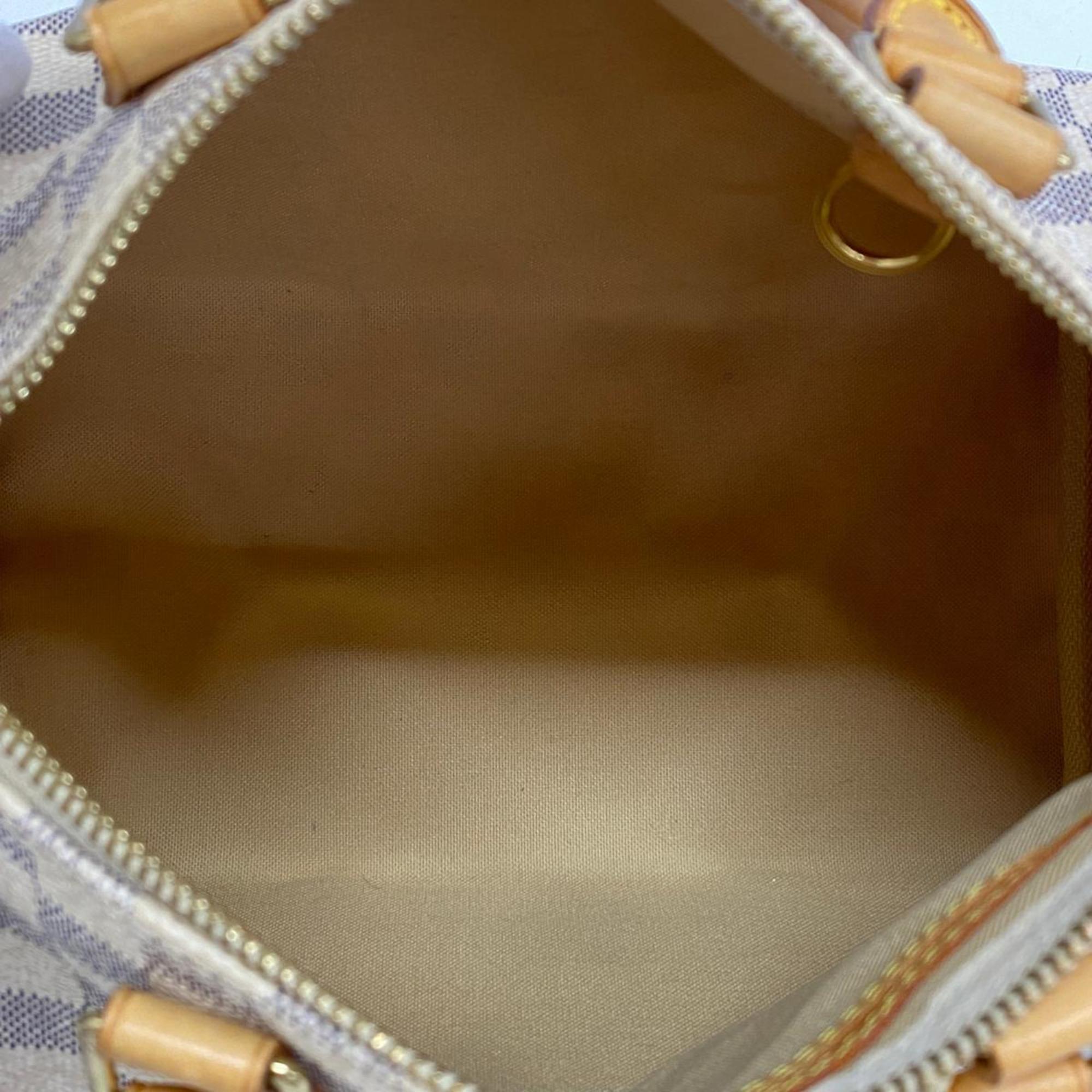 Louis Vuitton Handbag Damier Azur Speedy 25 N41371 White Ladies