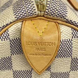 Louis Vuitton Handbag Damier Azur Speedy 25 N41371 White Ladies