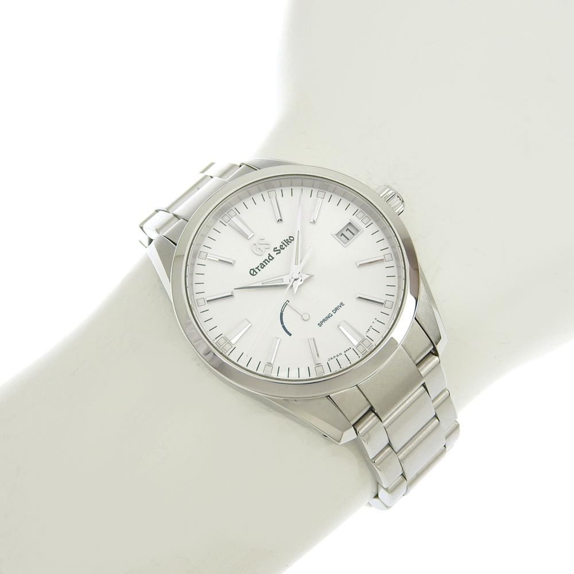 Grand Seiko SEIKO Heritage Collection Date Power Reserve SBGA299 9R65 0BM0 White Dial SS