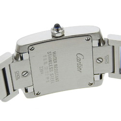 Cartier Tank Francaise SM W51008Q3 White dial SS Quartz 26mm x 20mm Ladies watch