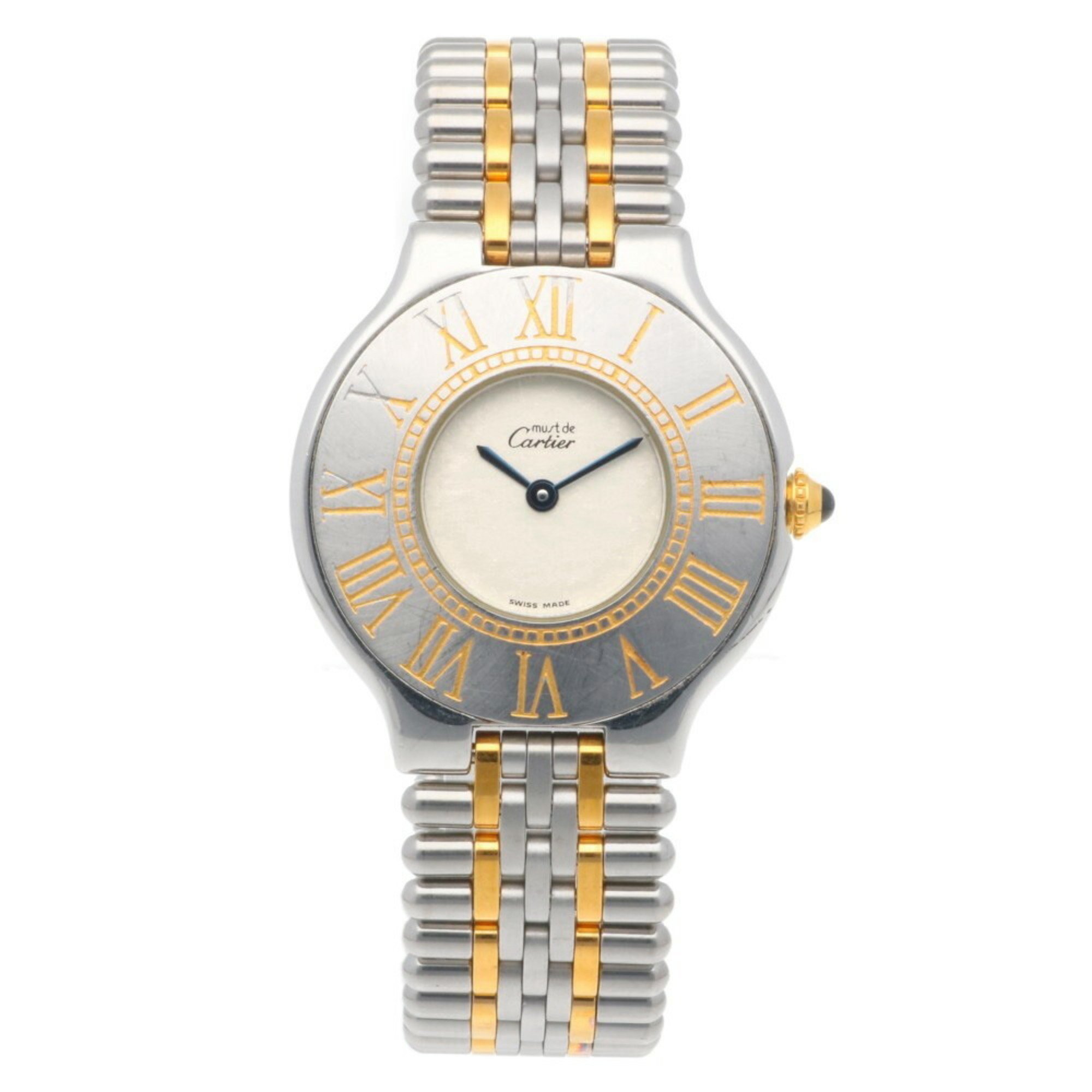 Cartier Must 21 Watch, Stainless Steel 123 000P Quartz Ladies CARTIER