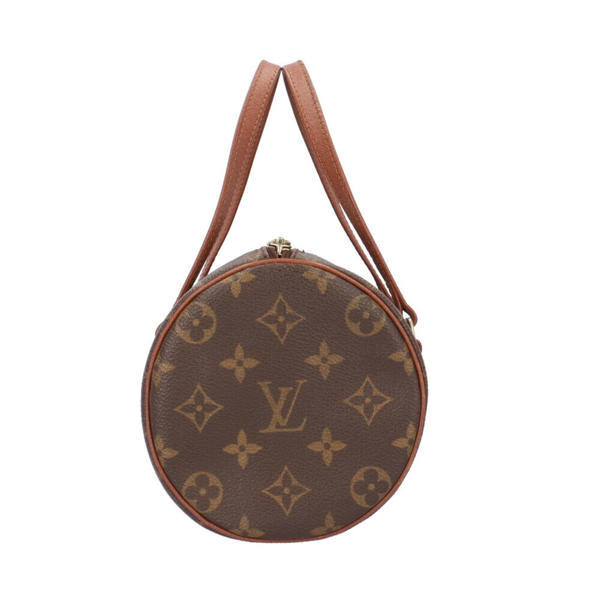 Louis Vuitton Papillon 26 Monogram Handbag Canvas M51366 Brown Women's LOUIS VUITTON