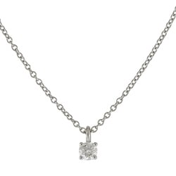 Tiffany Solitaire Necklace Pt950 Platinum Diamond Ladies TIFFANY&Co. BRJ09000000054822