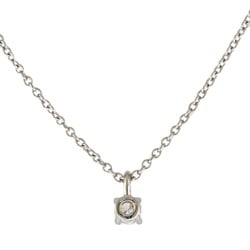 Tiffany Solitaire Necklace Pt950 Platinum Diamond Ladies TIFFANY&Co. BRJ09000000054822