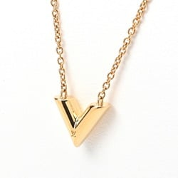 LOUIS VUITTON Necklace Essential V M61083 Metal Gold L-155551