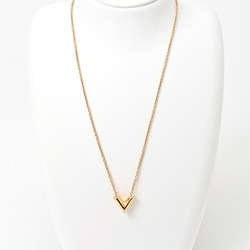 LOUIS VUITTON Necklace Essential V M61083 Metal Gold L-155551