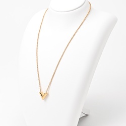 LOUIS VUITTON Necklace Essential V M61083 Metal Gold L-155551