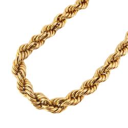 Christian Dior Necklace Chain GP Plated Gold Women's