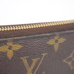 Louis Vuitton Long Wallet Monogram Zippy M60017 Brown Ladies