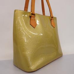 Louis Vuitton Tote Bag Vernis Houston M91053 Green Ladies