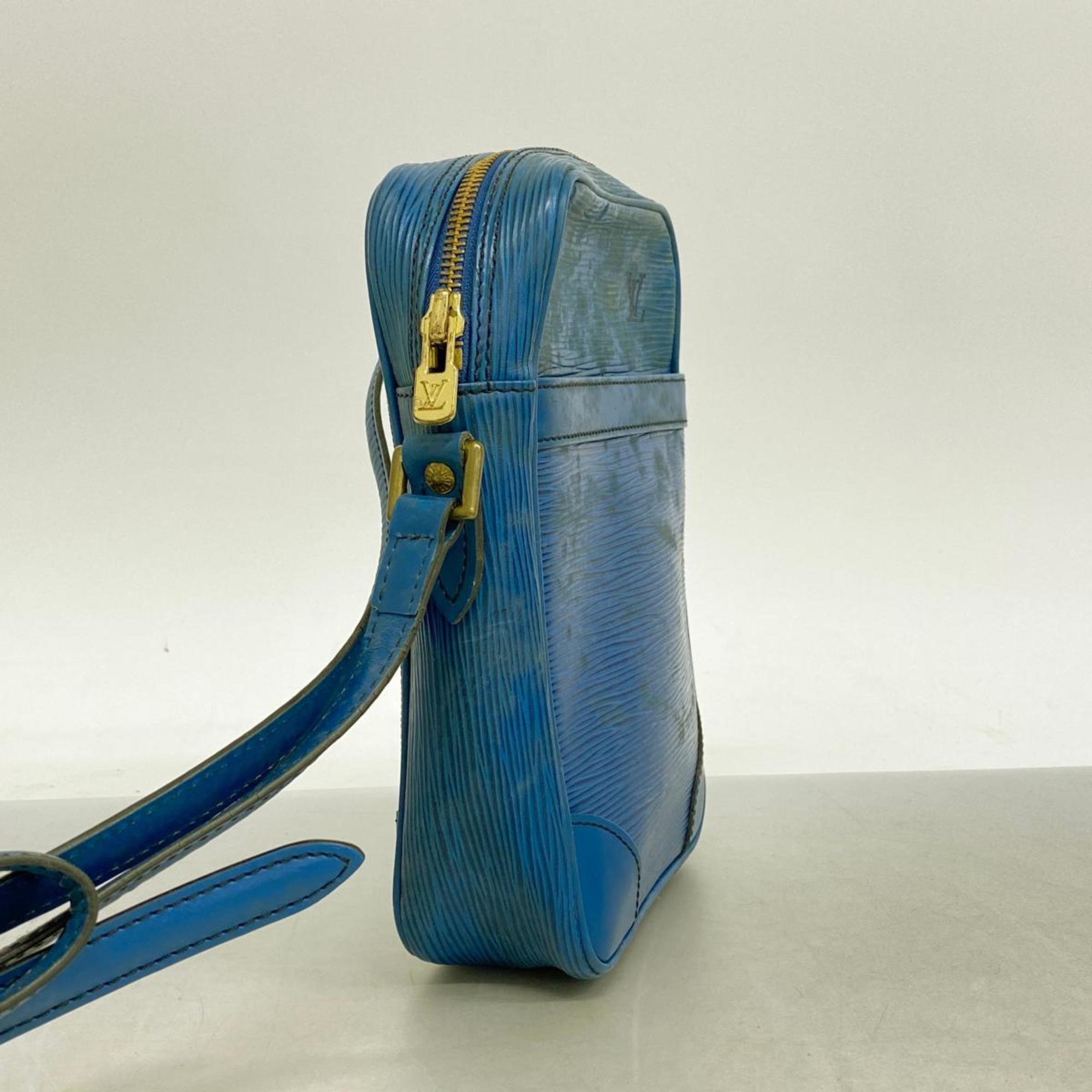 Louis Vuitton Shoulder Bag Epi Danube M45635 Toledo Blue Ladies