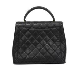 Chanel handbag Matelasse caviar skin black ladies