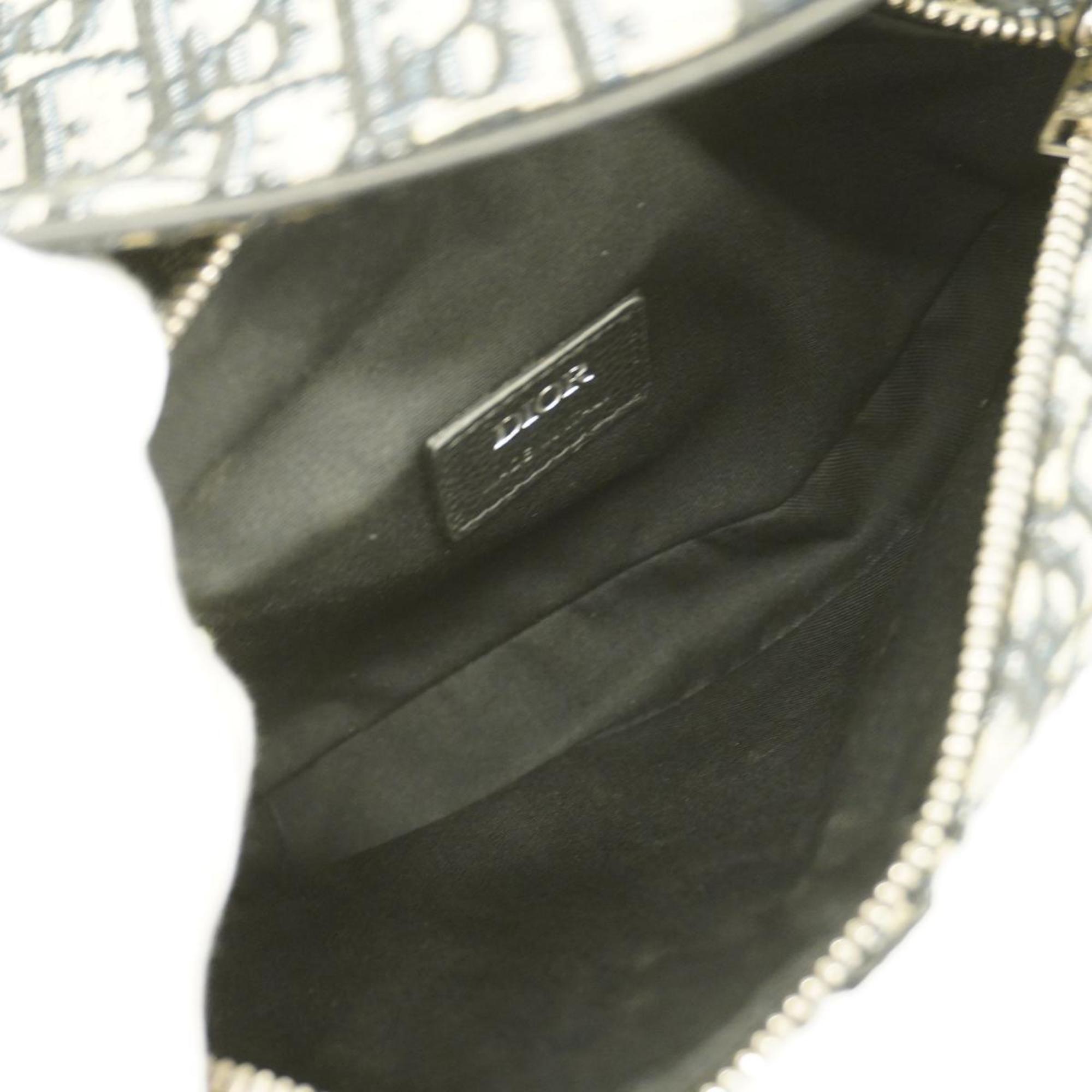 Christian Dior Body Bag Trotter Canvas Black Men's Women's
