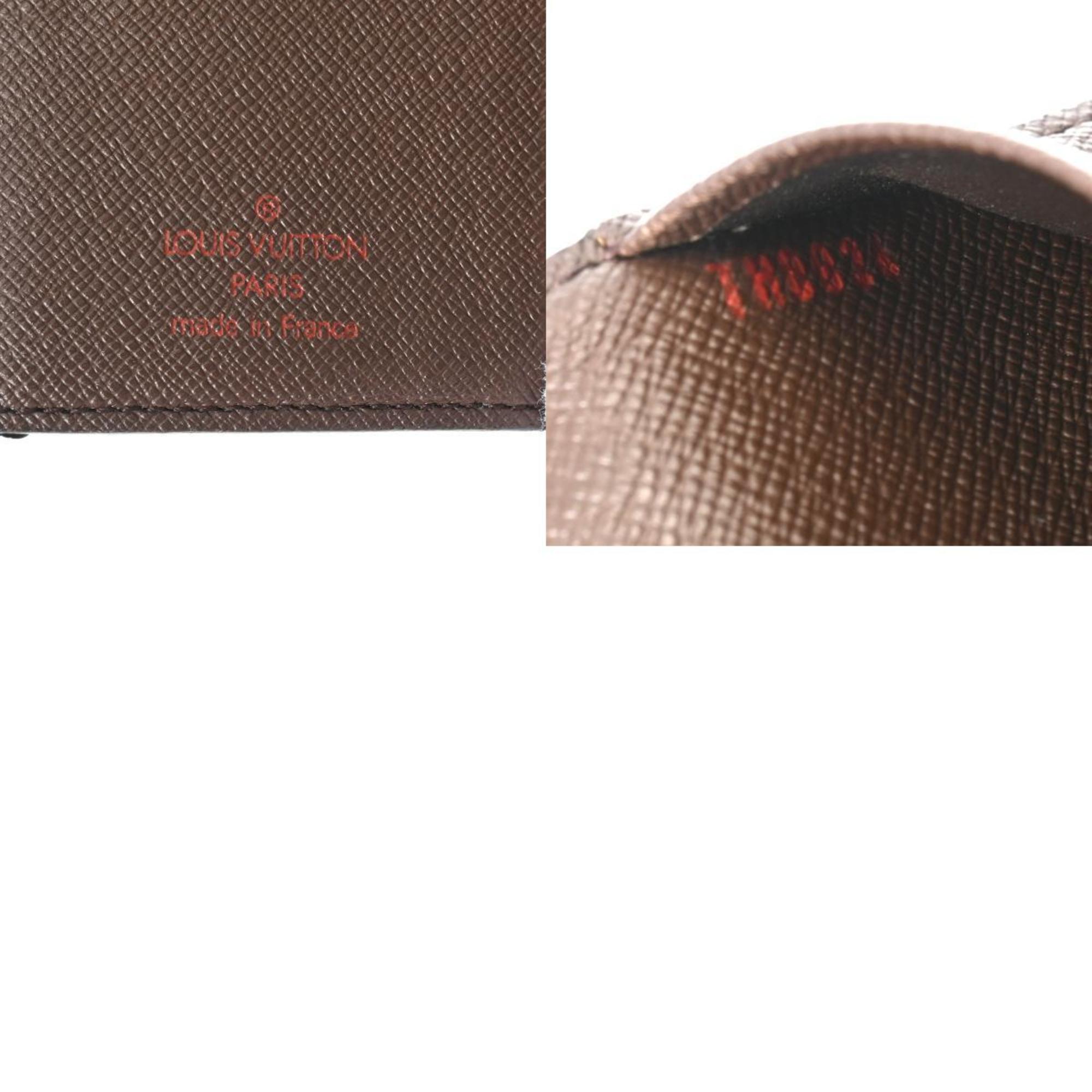 LOUIS VUITTON Damier Agenda Brown R20705 Unisex Canvas Notebook Cover