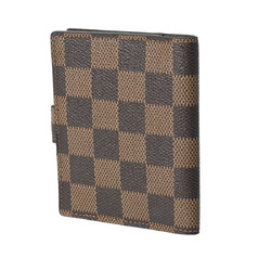 LOUIS VUITTON Damier Agenda Brown R20705 Unisex Canvas Notebook Cover