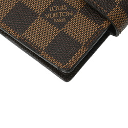 LOUIS VUITTON Damier Agenda Brown R20705 Unisex Canvas Notebook Cover