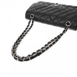 CHANEL Chanel Matelasse Chain Shoulder Bag 25cm Black A01112 Women's Caviar Skin