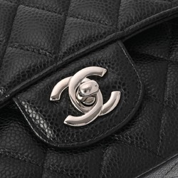 CHANEL Chanel Matelasse Chain Shoulder Bag 25cm Black A01112 Women's Caviar Skin