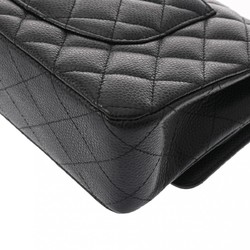 CHANEL Chanel Matelasse Chain Shoulder Bag 25cm Black A01112 Women's Caviar Skin