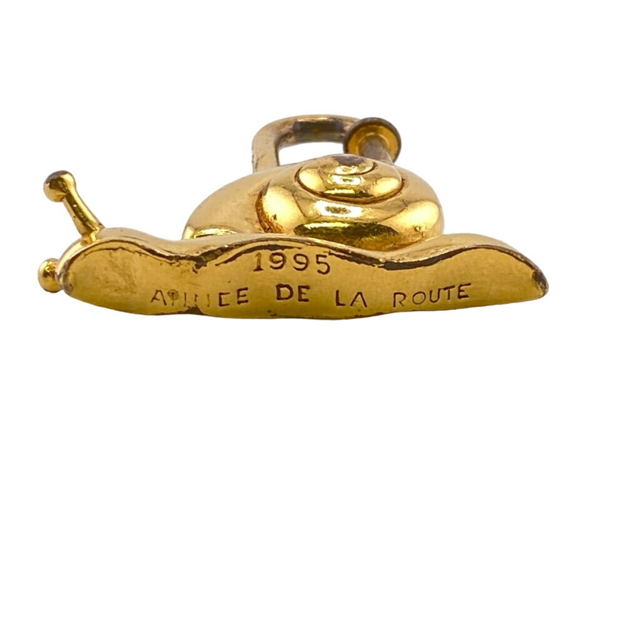 HERMES Snail 1995 Charm Gold Women's Z0006979