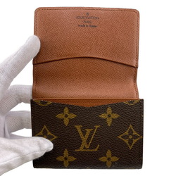 LOUIS VUITTON M62920 Envelope Carte de Visite Monogram Business Card Holder Brown Unisex Z0006921