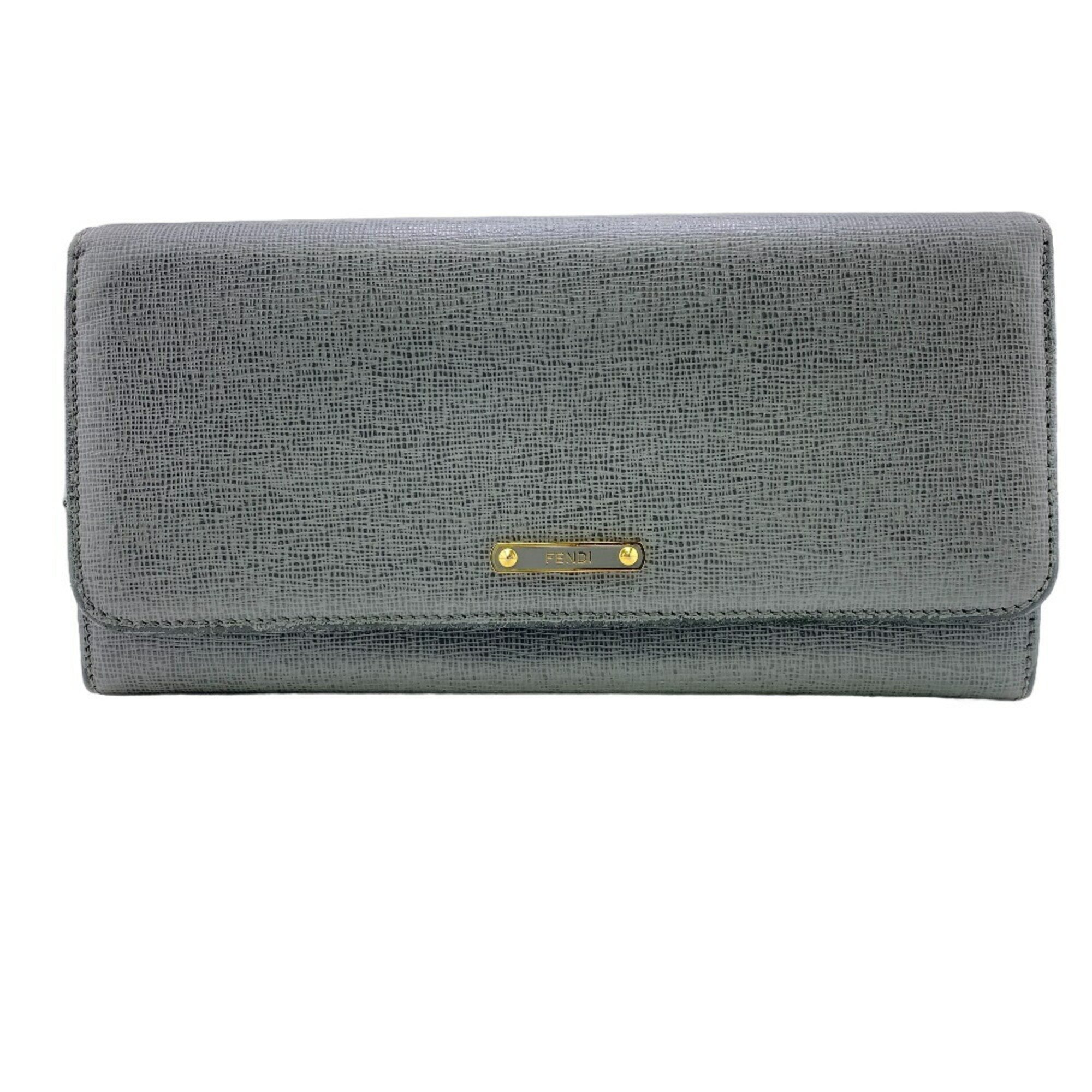 FENDI Long Wallet Grey Women's Z0006964