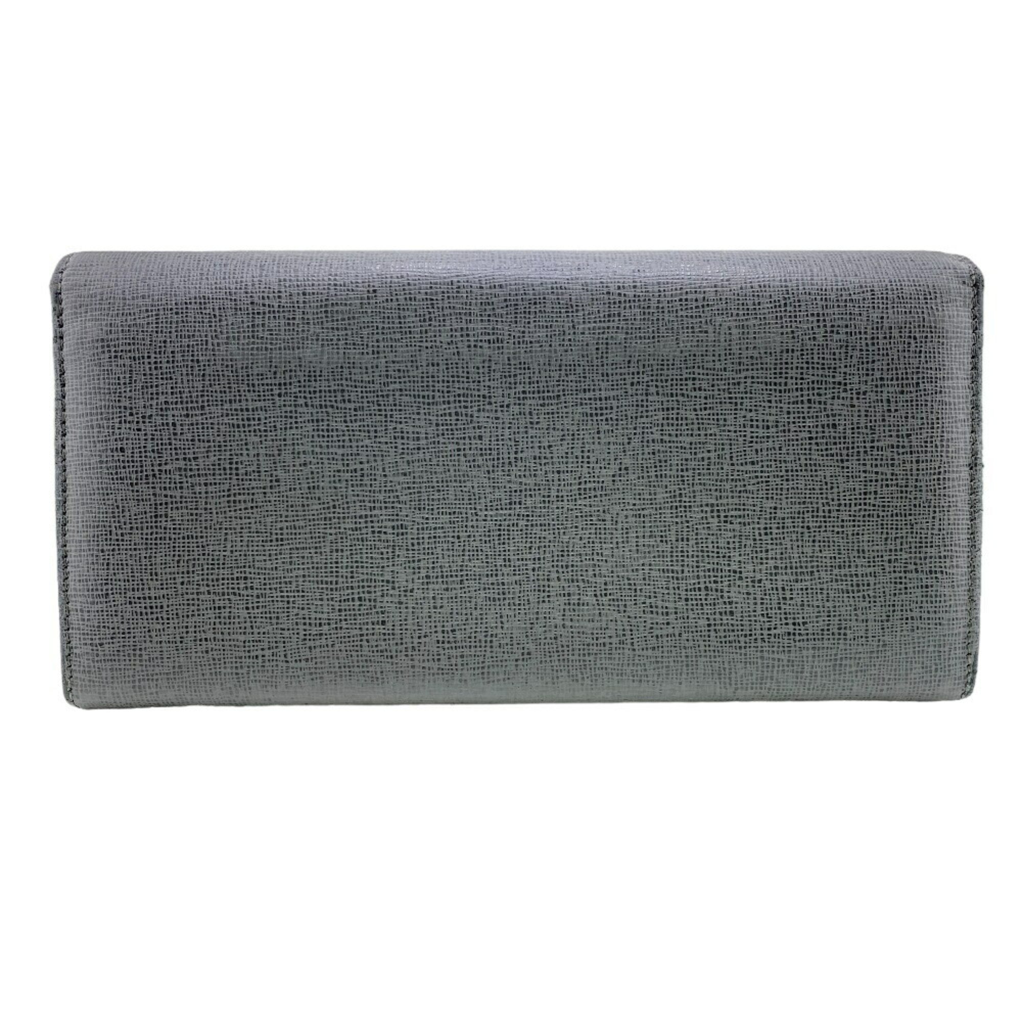 FENDI Long Wallet Grey Women's Z0006964