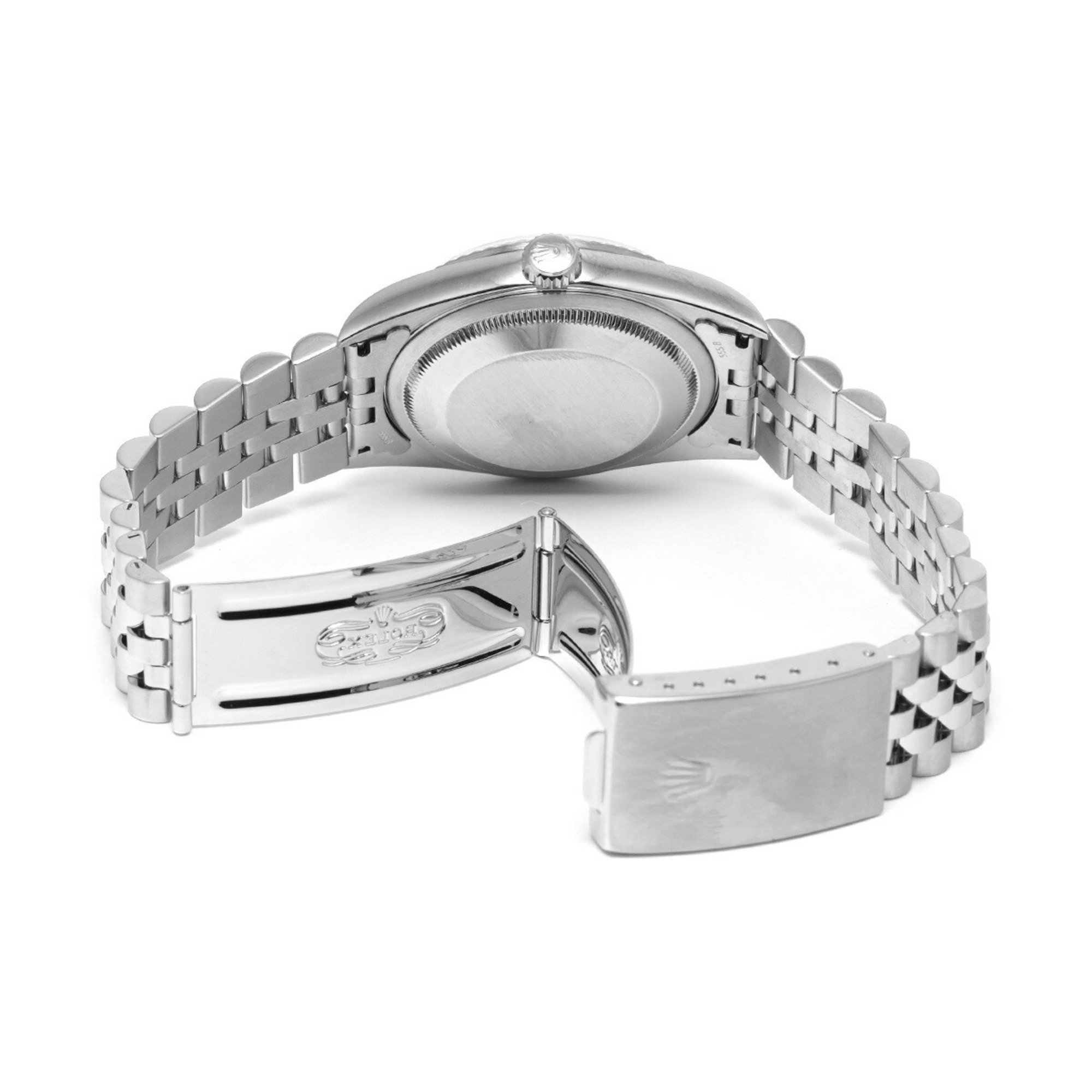 ROLEX Rolex Datejust 16234 Men's WG/SS Wristwatch Automatic White Dial