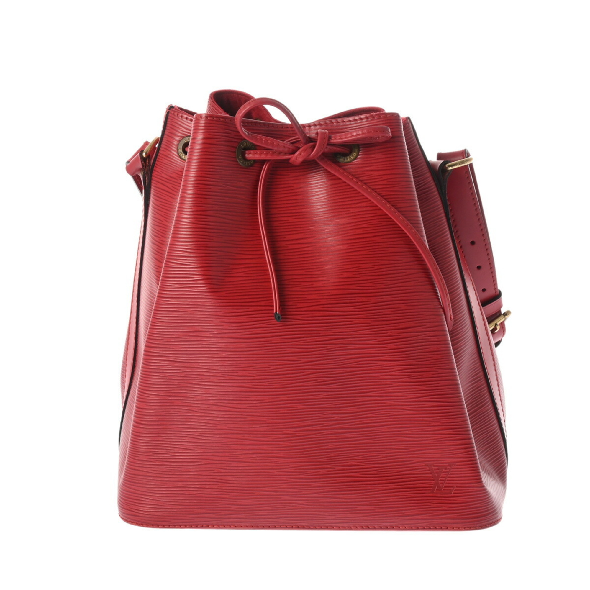 LOUIS VUITTON Epi Petit Noe Castillian Red M44107 Women's Leather Shoulder Bag