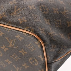 LOUIS VUITTON Monogram Palermo PM Brown M40145 Women's Canvas Handbag