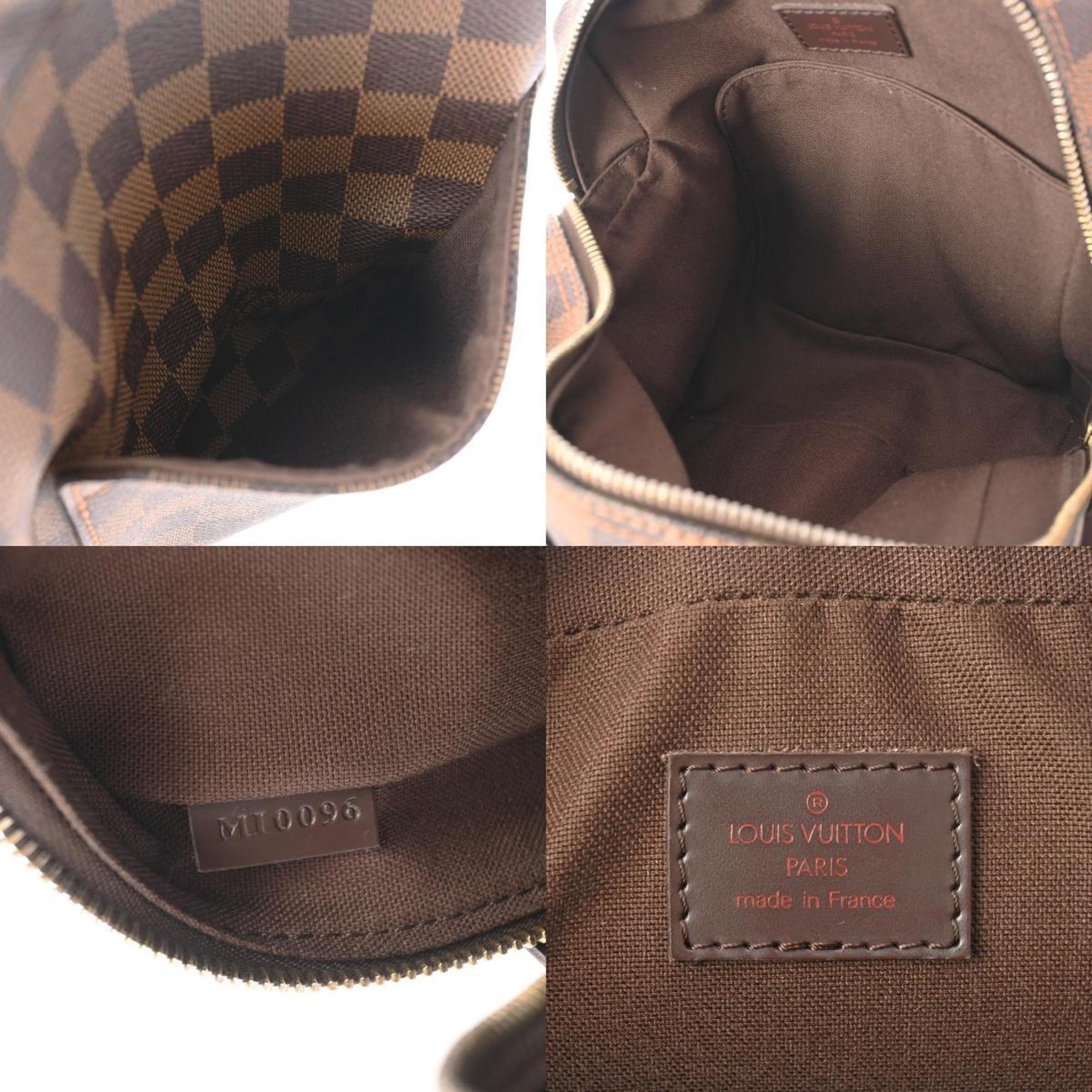 LOUIS VUITTON Damier Olaf PM Brown N41442 Unisex Canvas Shoulder Bag