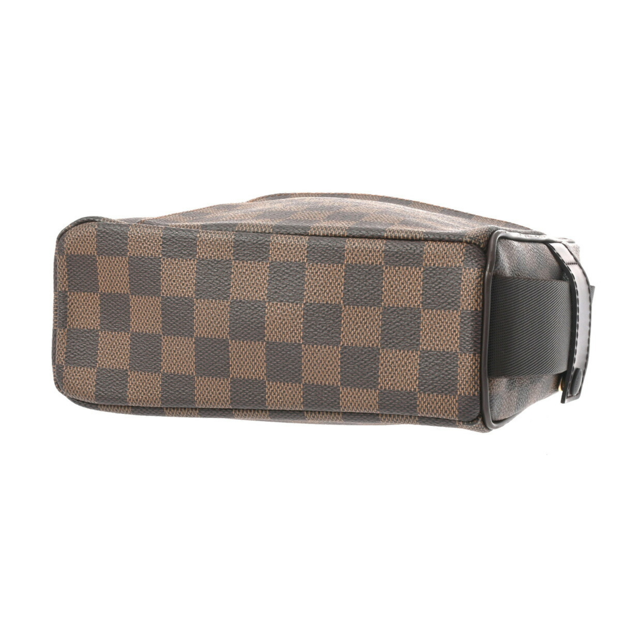 LOUIS VUITTON Damier Olaf PM Brown N41442 Unisex Canvas Shoulder Bag