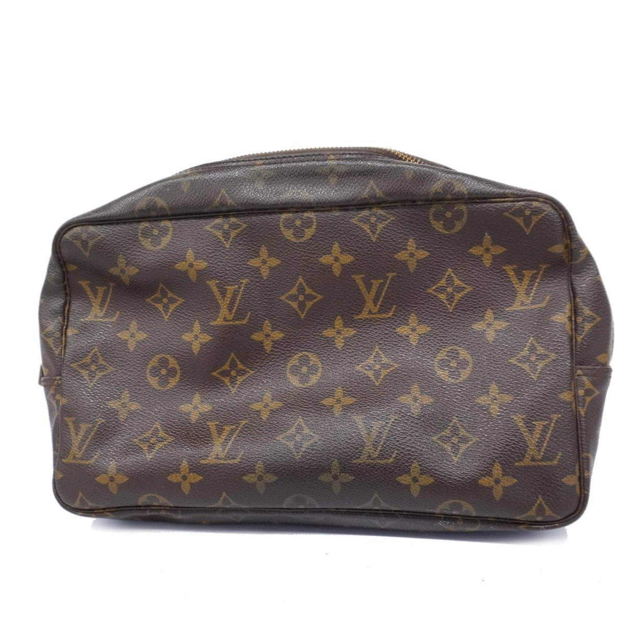 Louis Vuitton Pouch Monogram True Toilet 28 M47522 Brown Ladies