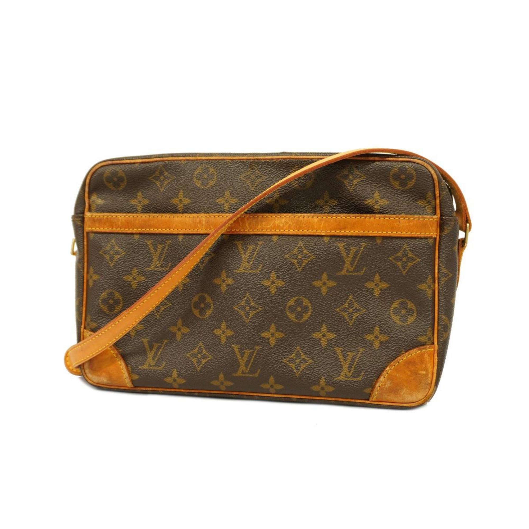 Louis Vuitton Shoulder Bag Monogram Trocadero 30 M51272 Brown Women's