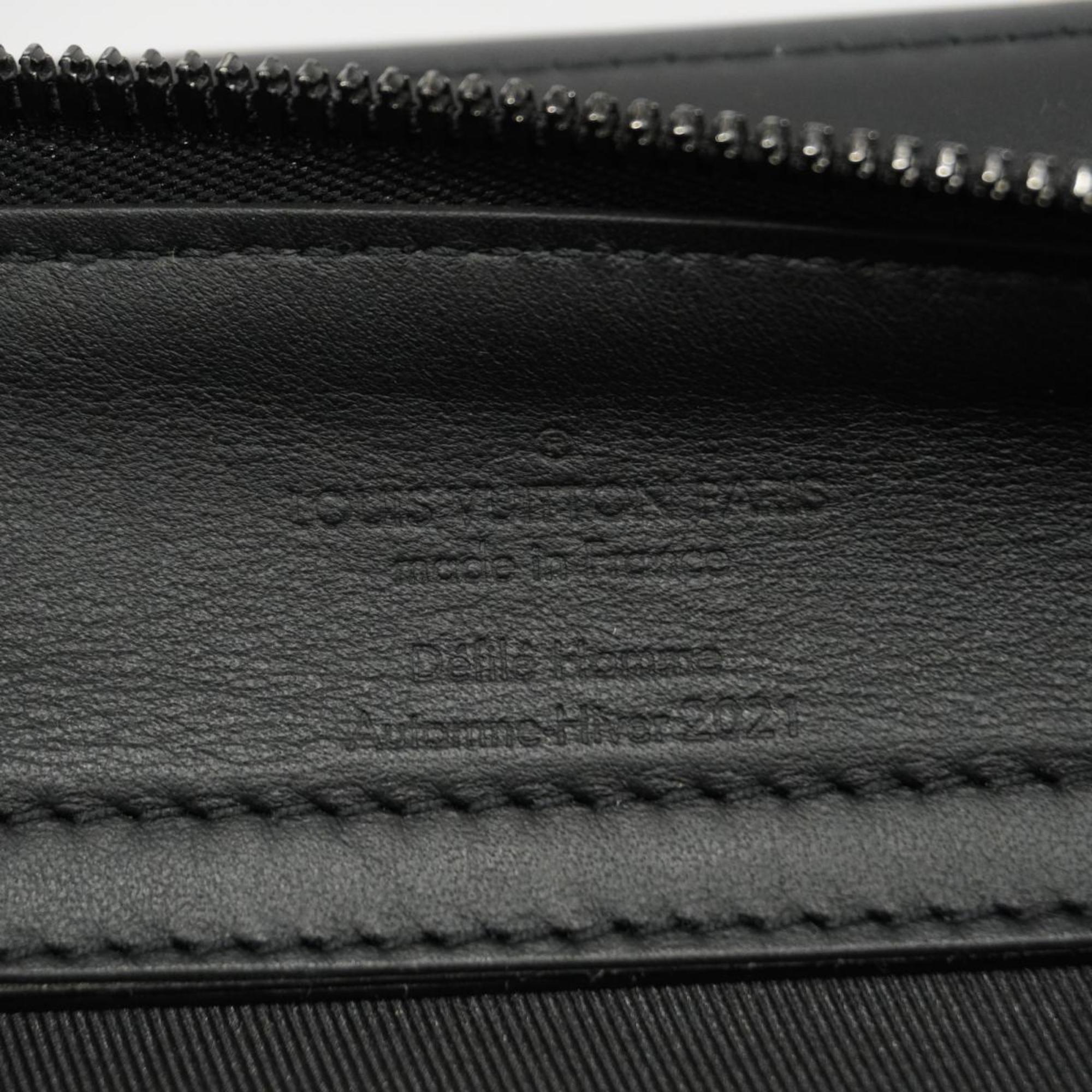 Louis Vuitton Handbag Monogram Seal Steamer Tote M58710 Black Men's