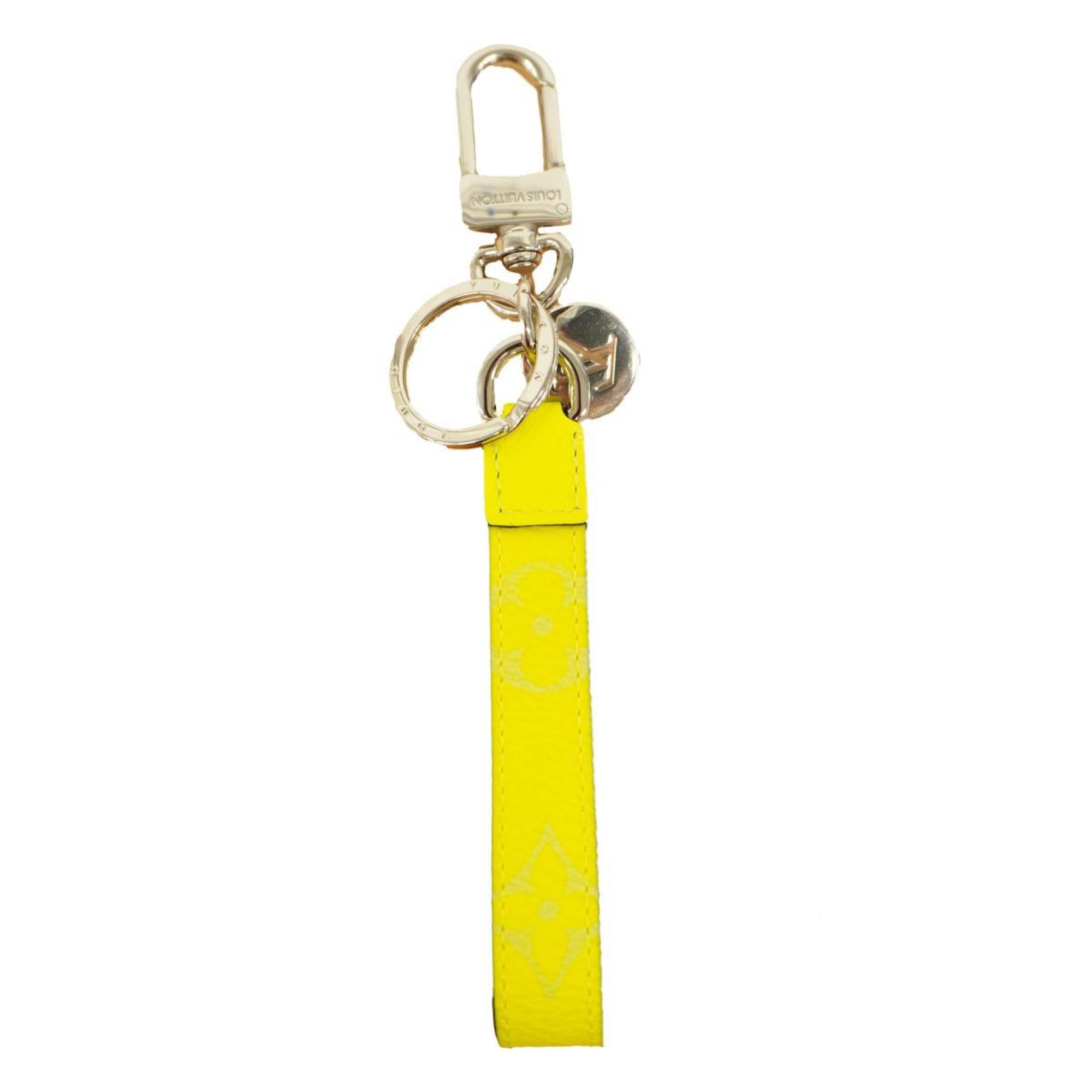 Louis Vuitton Keychain Taigarama Dragonne M01189 Yellow Men's