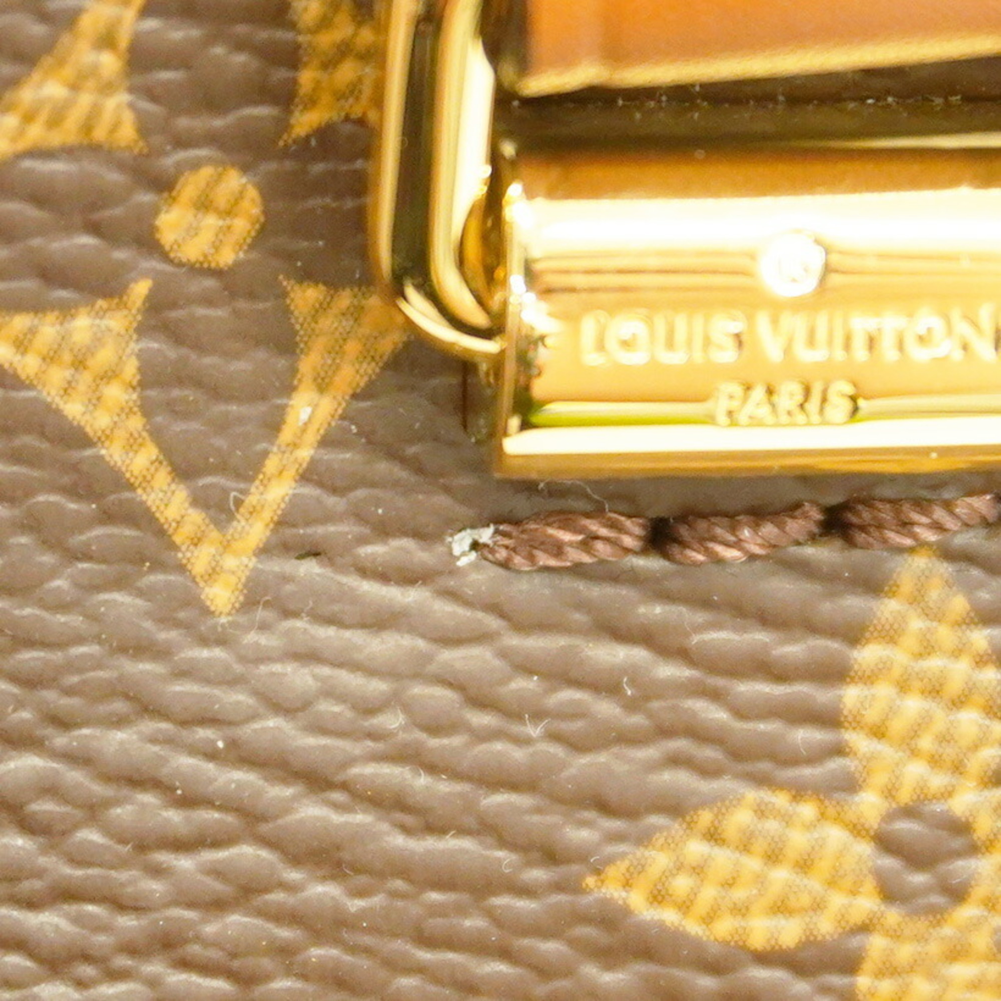 Louis Vuitton Handbag Monogram Pallas M41064 Noir Ladies