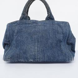 Prada handbag canapa denim blue ladies