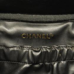 Chanel Vanity Bag Caviar Skin Black Women's