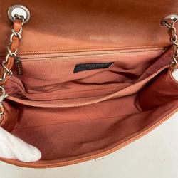 Chanel Shoulder Bag Chocolate Bar 2.55 Chain Lambskin Pink Women's