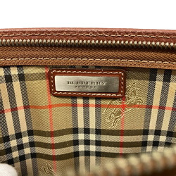 BURBERRY Burberry Clutch Bag Embossed Carriage Second Brown Men's Z0006925