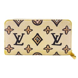 LOUIS VUITTON M80676 Zippy Wallet Wild at Heart Long White Women's Z0006955