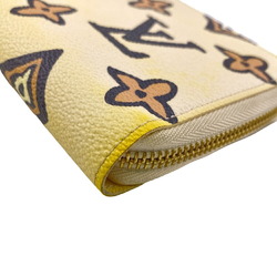 LOUIS VUITTON M80676 Zippy Wallet Wild at Heart Long White Women's Z0006955