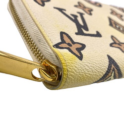 LOUIS VUITTON M80676 Zippy Wallet Wild at Heart Long White Women's Z0006955