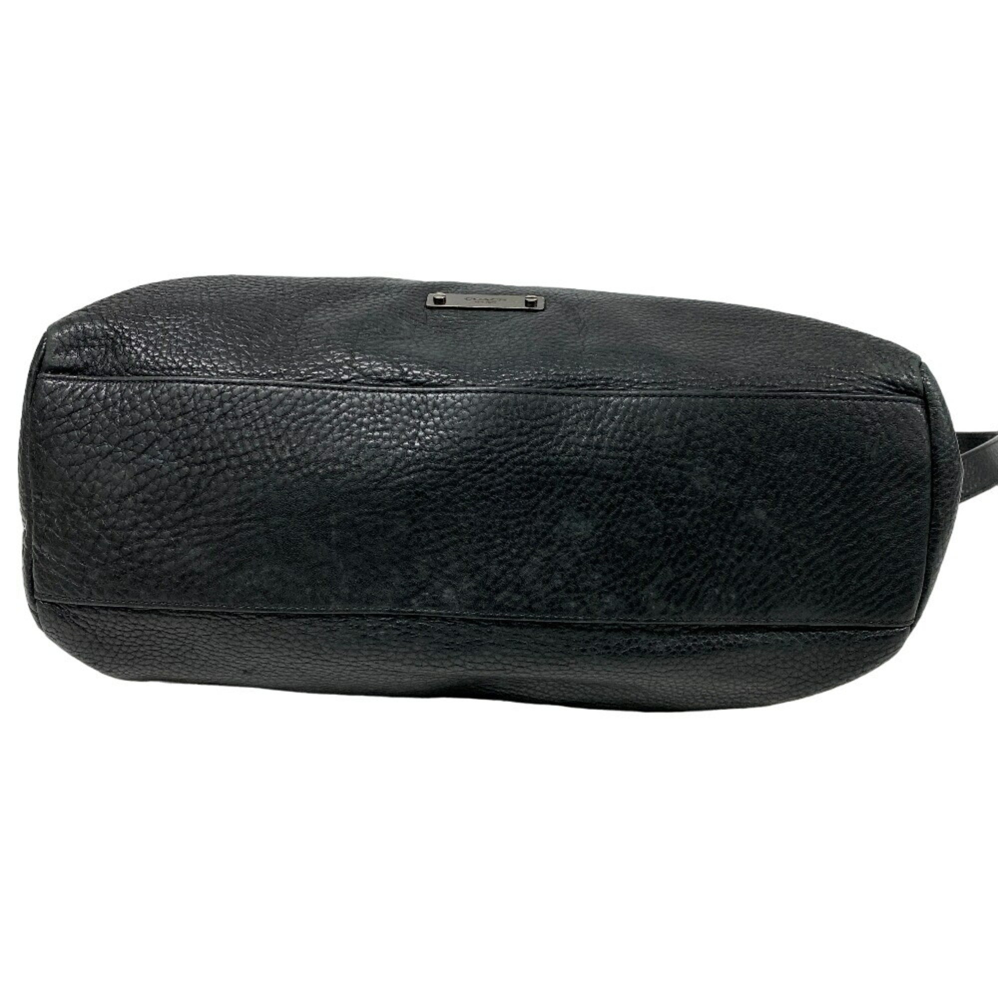 COACH 71236 Thompson Zip Top Shoulder Bag Black Men's Z0006930